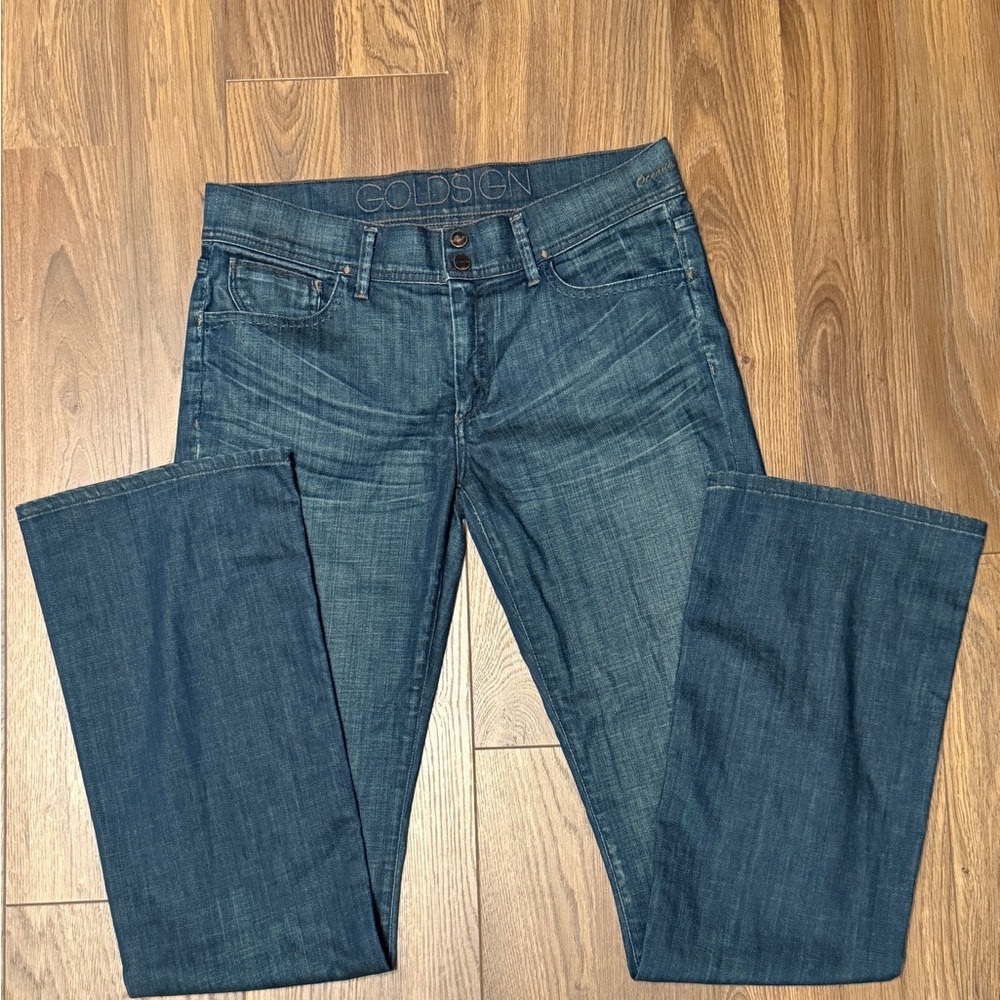 Goldsign Women's Boot Cut Jeans - Blue